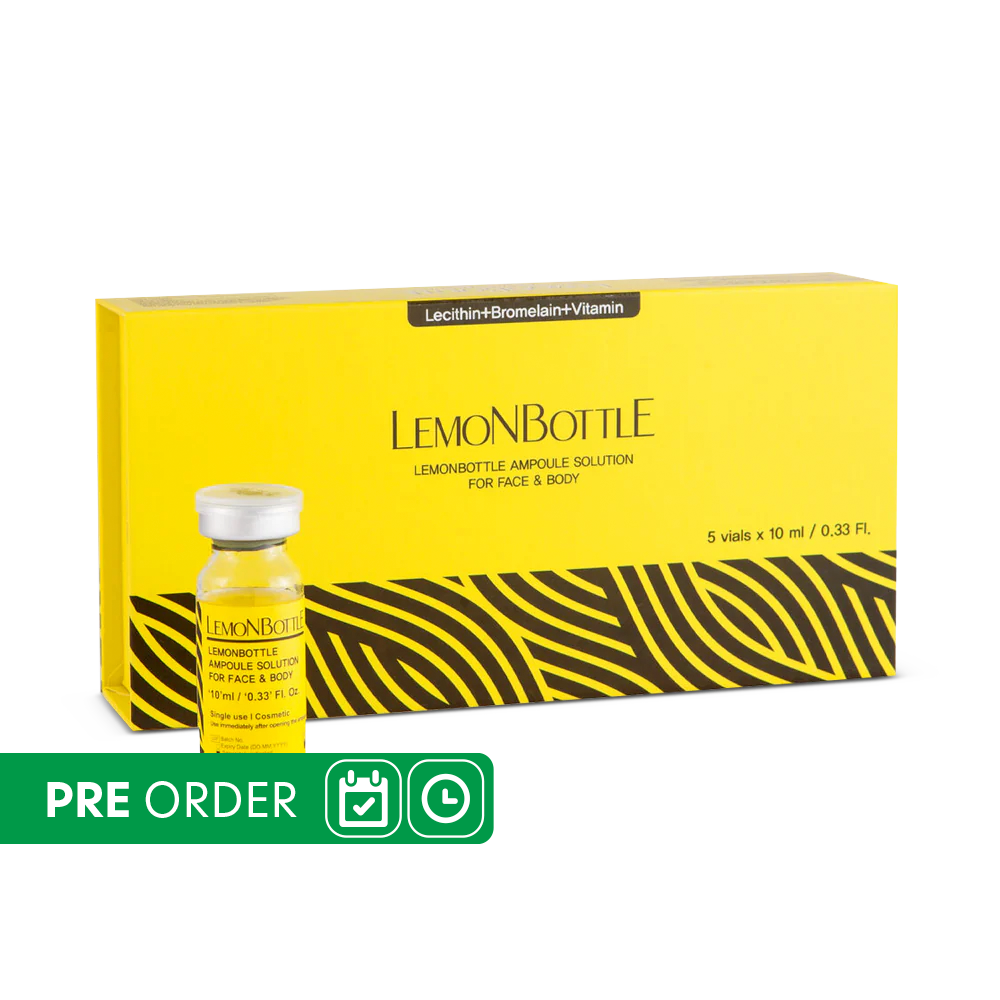 Lemon Bottle Ampoule Solution for Face & Body (5x10ml vials) PRE ORDER - Dispatched within 5 working days